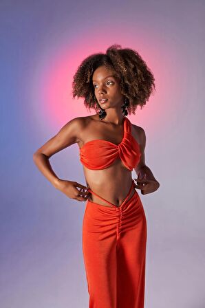 Markano Beatrice Crop Turuncu