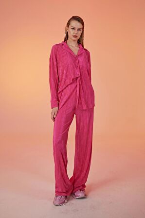 Markano Comfy Pantolon Pembe