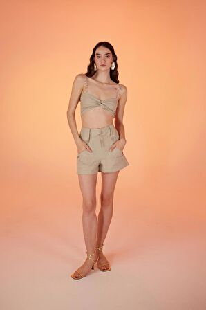 Markano Rise Zincirli Bluz Bej