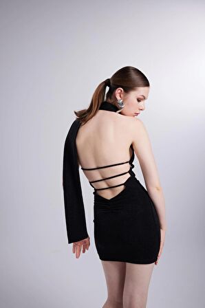 Markano Bella Elbise Siyah