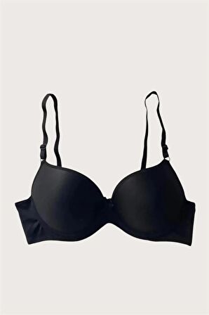 Markano Mikro Kumaş Push Up Dolgulu Balenli Günlük Tek Destekli Sütyen