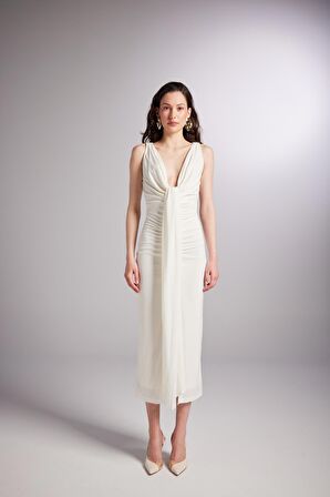 Markano Kate Elbise Beyaz