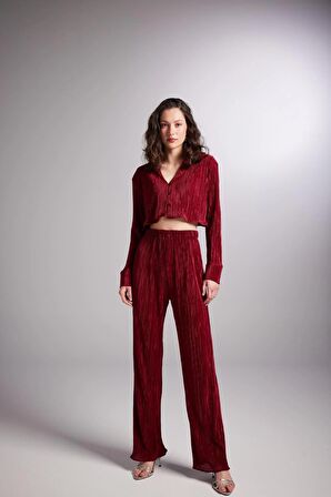 Markano Comfy Pantolon Bordo