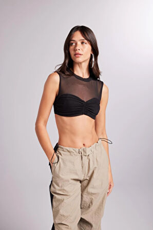 Markano Buterfly Bluz Siyah