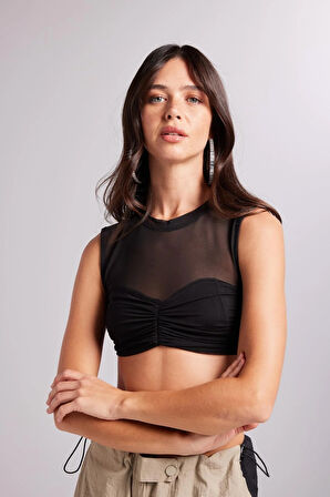 Markano Buterfly Bluz Siyah