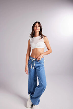 Markano Buterfly Bluz Beyaz