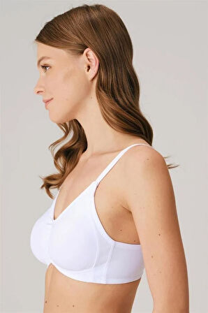 Markano Kadın Balensiz Desteksiz Dolgusuz Toparlayıcı Günlük Klasik Küçültücü Sütyen (3125)