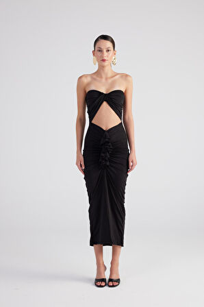 Markano Hailey Elbise Siyah