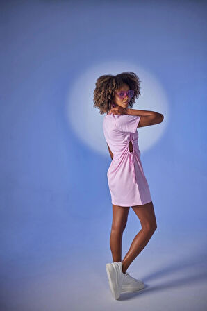 Markano Wex Tshirt Elbise Pembe