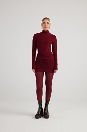 Markano Tami Elbise Bordo