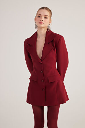 Markano Deja Blazer Ceket Bordo