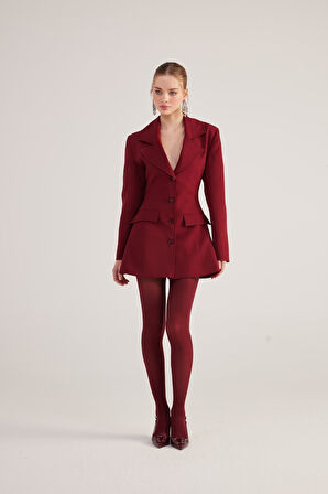 Markano Deja Blazer Ceket Bordo