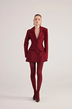 Markano Deja Blazer Ceket Bordo
