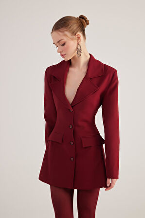 Markano Deja Blazer Ceket Bordo