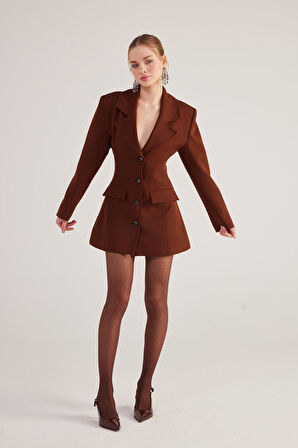 Markano Deja Blazer Ceket Kahve