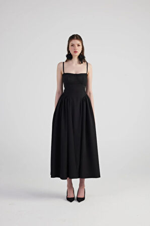 Markano Bridged Elbise Siyah