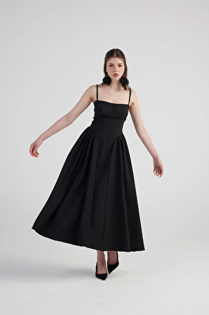 Markano Bridged Elbise Siyah