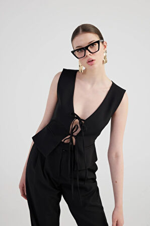 Markano Frida Yelek Siyah