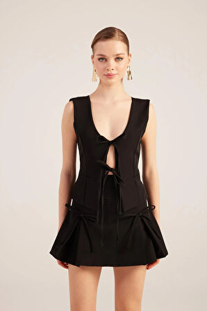 Markano Elena Şort Etek Siyah