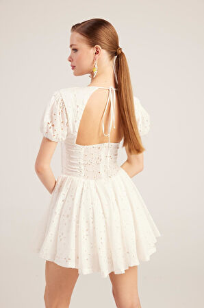 Markano Tina Elbise Beyaz