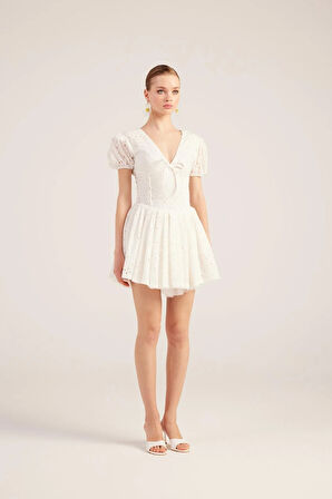 Markano Tina Elbise Beyaz