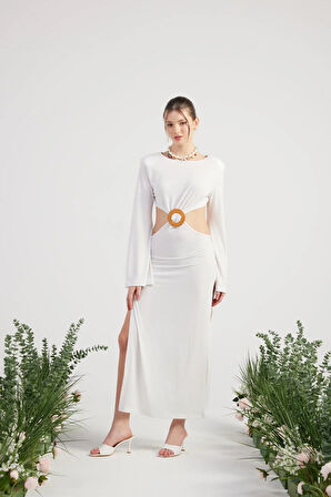 Markano Cameron Elbise Beyaz