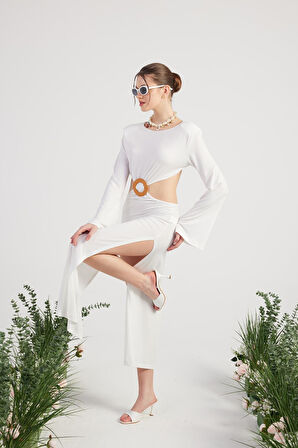 Markano Cameron Elbise Beyaz