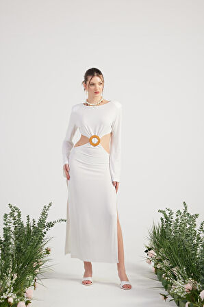 Markano Cameron Elbise Beyaz