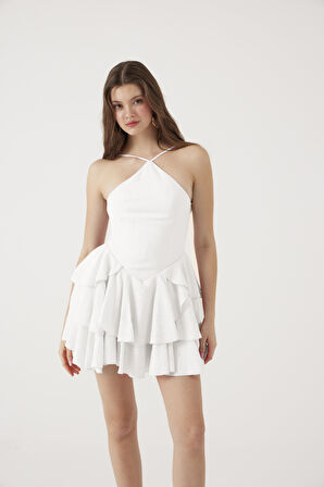 Markano Keira Elbise Beyaz