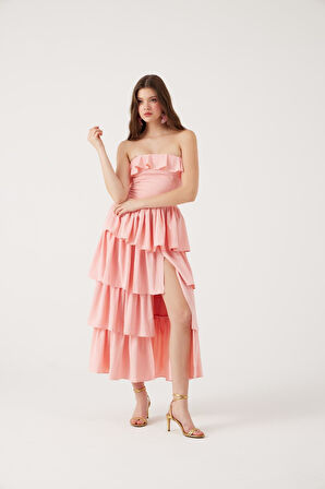 Markano Gracie Elbise Pembe