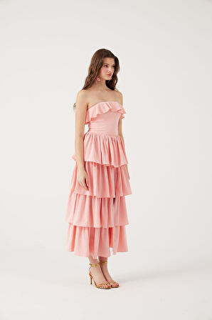 Markano Gracie Elbise Pembe