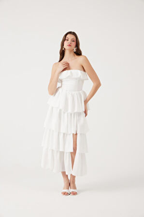 Markano Gracie Elbise Beyaz