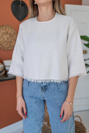 Markano Püskül Detaylı Bluz