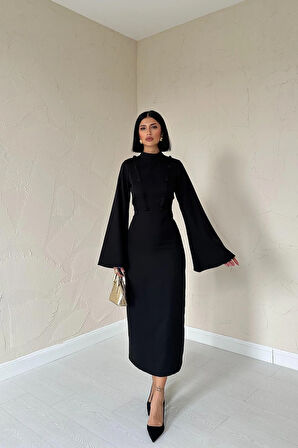 Markano Tek Kollu Elbise