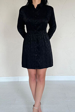 Markano Desenli Jakar Elbise