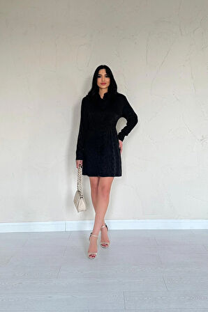 Markano Desenli Jakar Elbise