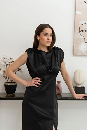 Markano Eteği Yırtmaçlı Helen Elbise