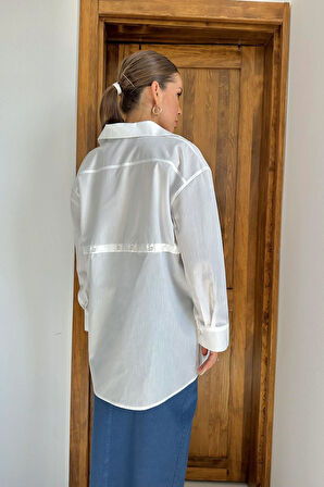 Markano Beli Ayrılabilen Poplin Gömlek