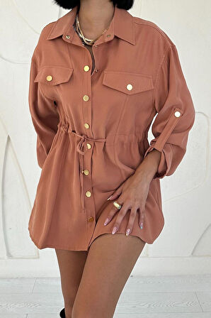 Markano Çıtçıtlı Tünelli Gömlek