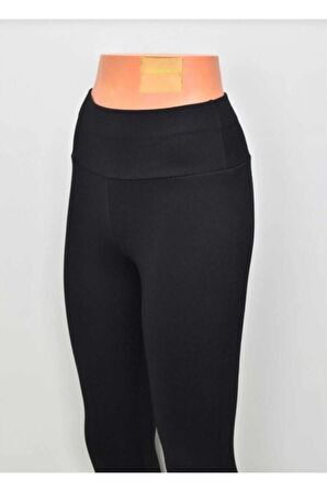 Yüksek Bel Çelik Örme Tayt