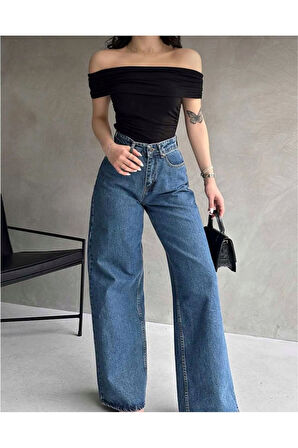 Kadın Madonna Yaka Yanları Büzgülü Bluz