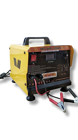 12 VOLT 20 AMPER AKÜ ŞARJ CİHAZI