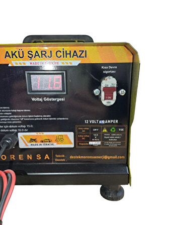 12 VOLT 30 AMPER AKÜ ŞARJ CİHAZI