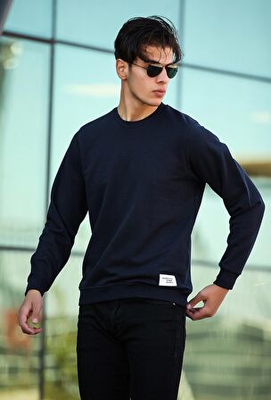 Miron Sıfıryaka Sweatshirt Regular Fit-Lacivert