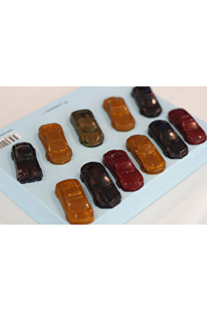 Portakal Çikolata Dolgulu Lüks Arabalar Sütlü Hediyelik Çikolata (500 gr)