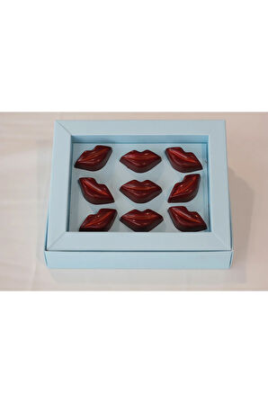 Ruby Çikolata Dolgulu Dudak Sütlü Hediyelik Çikolata (250 gr)