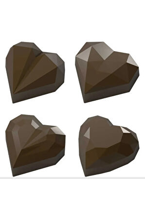 Portakal Çikolata Dolgulu Kalpli Sütlü Hediyelik Çikolata (750 gr)