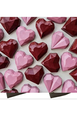 Portakal Çikolata Dolgulu Kalpli Sütlü Hediyelik Çikolata (750 gr)