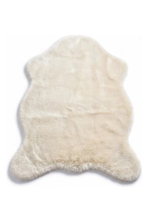 Merplush Peluş Post Halı 70x100 cm Süet Taban Yumuşak Kürk Görünümlü Yatak Odası Halısı
