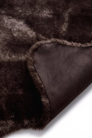 Merplush Peluş Post Halı 75x150 cm Süet Taban Yumuşak Kürk Görünümlü Yatak Odası Halısı